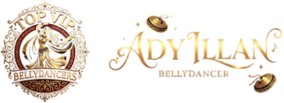logo belly dancers gold